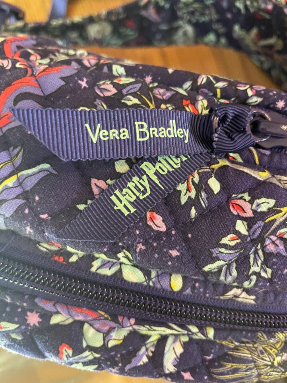 Vera Bradley Harry Potter Forbidden Forest Large Campus Backpack - Picture 5 of 8